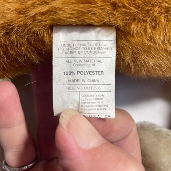 Vintage Plush Green Trading Sonic Snoring Rabbit Bunny Eyes Open Close Works - Picture 10 of 14